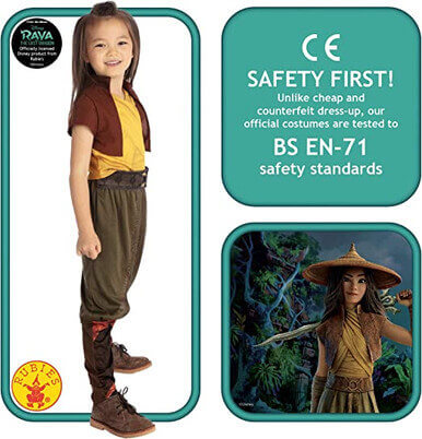 Raya Classic Box Raya and the Last Dragon Girls Kids Fancy Dress - Image 4