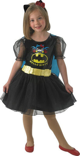 Dc Hello Kitty Batgirl Costume for Kids