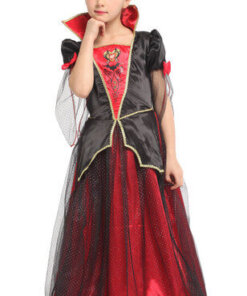 Alternative view of Little Graceful Vampire Princess Dress Children Halloween Party Cosplay Costumes
