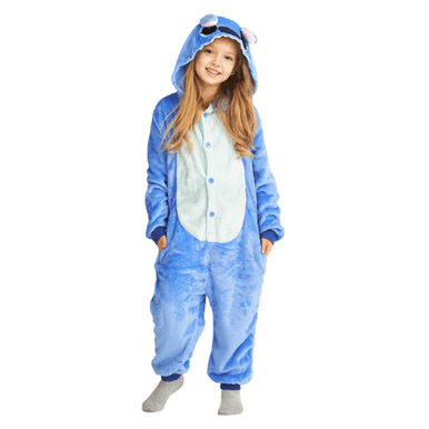Blue Stitch Onesie Pajamas Unisex - Image 4