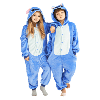 Blue Stitch Onesie Pajamas Unisex - Image 5