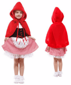 Alternative view of Red Hood Girl little red riding hood costume