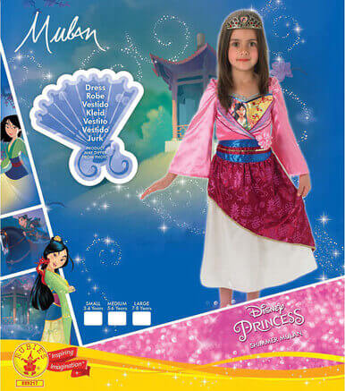 Shimmer Mulan Costume for Kids - Image 3