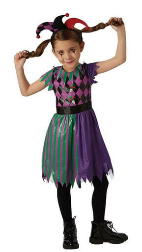Harlequin Jester Halloween Costume