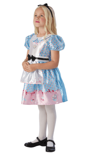 Deluxe Alice In Wonderland Costume for Kids
