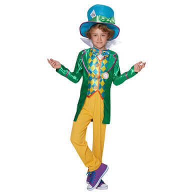 Alternative view of Disney - Alice In Wonderland Mad Hatter Boy Costume